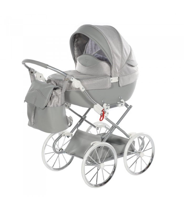 Mini Dolce Dolls Pram by Junama Silver