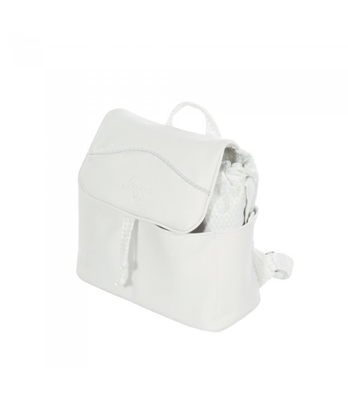 Mini Dolce Dolls Pram by Junama White-Silver