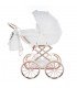 Mini Dolce Dolls Pram by Junama White-Copper