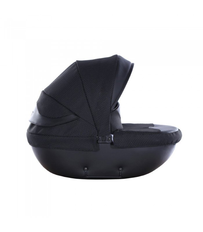 Mini Dolce Dolls Pram by Junama Black-Silver