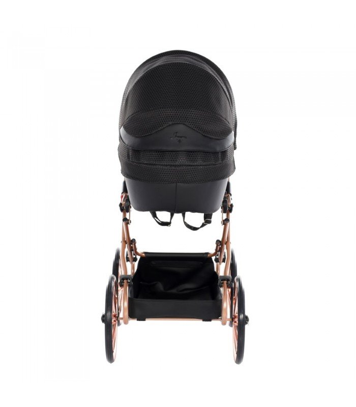 Mini Dolce Dolls Pram by Junama Black-Copper