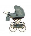 Junama Mini HEART Dolls Pram Mint