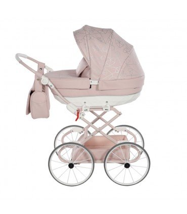 Junama Mini HEART Dolls Pram Powder