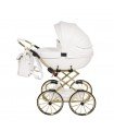 Junama Bonbon Mini Dolls Pram White-Gold