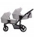 Bebetto42 For Twins 23 White/Graphite/Black Frame Travel System 2in1 / 3in1 / 4in1