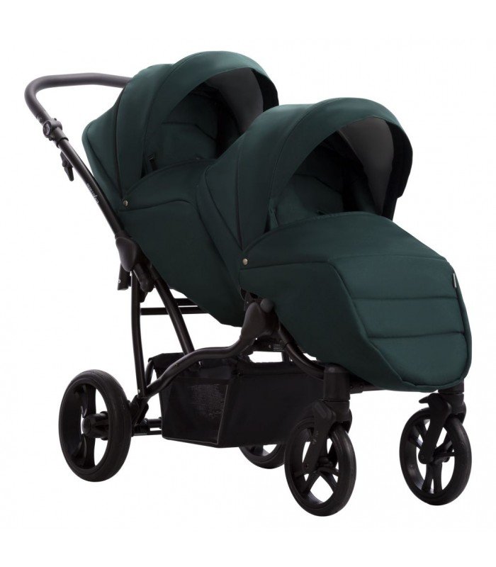 Bebetto42 For Twins 25 White/Graphite/Black Frame Travel System 2in1 / 3in1 / 4in1