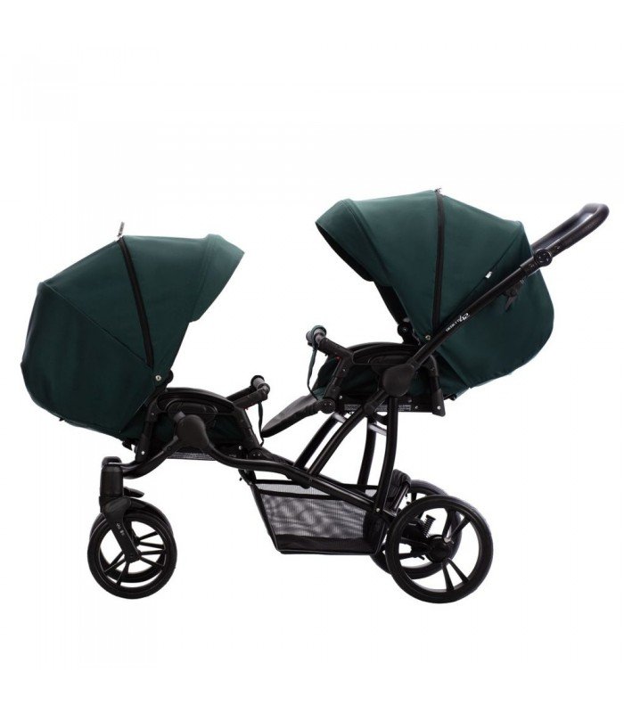 Bebetto42 For Twins 25 White/Graphite/Black Frame Travel System 2in1 / 3in1 / 4in1
