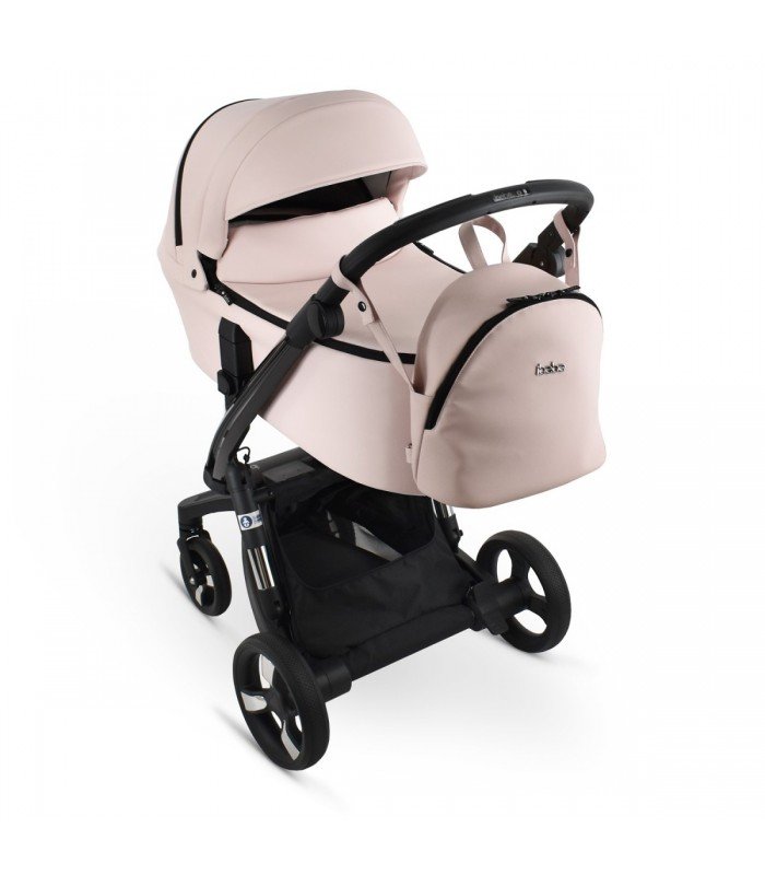 Ibebe ISTOP IS44 Pink Eco Leather GLOSS Travel System 2in1 / 3in1 / 4in1