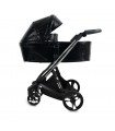 Ibebe ISTOP Eco Leather IS25 Black CHROM Travel System 2in1 / 3in1 / 4in1