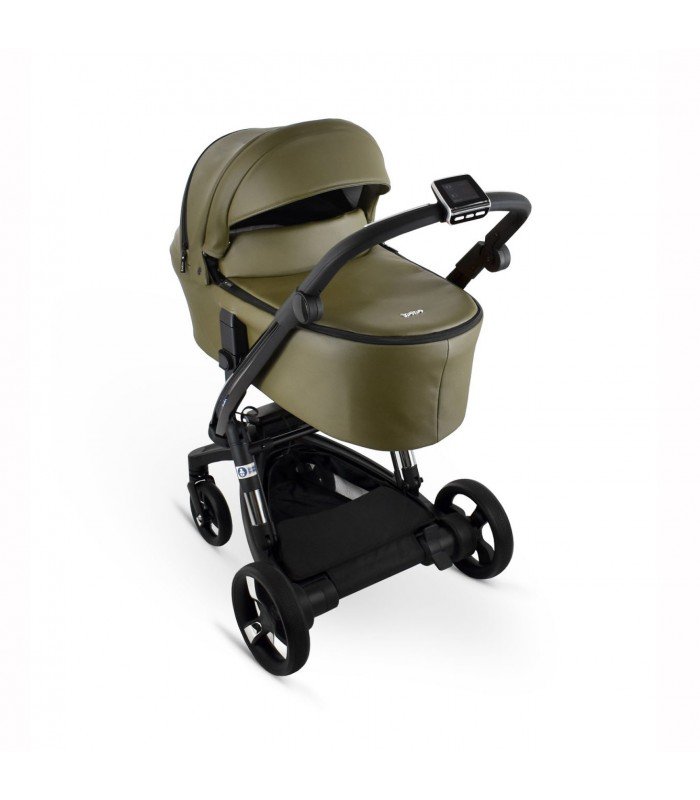 Ibebe ISTOP&DRIVE Khaki Eco Leather Travel System 2in1 / 3in1 / 4in1