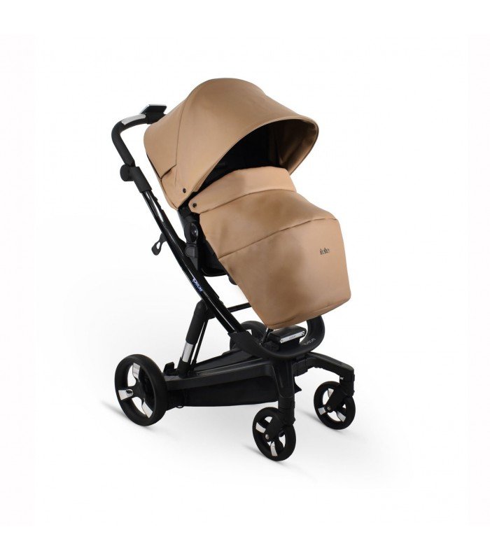 Ibebe ISTOP&DRIVE Dark Beige Eco Leather Travel System 2in1 / 3in1 / 4in1
