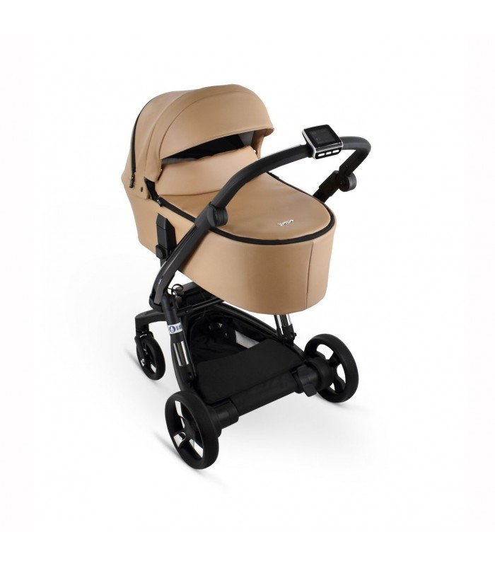 Ibebe ISTOP&DRIVE Dark Beige Eco Leather Travel System 2in1 / 3in1 / 4in1