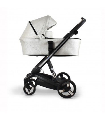 Ibebe ISTOP&DRIVE Silver Shine Eco Leather Travel System 2in1 / 3in1 / 4in1