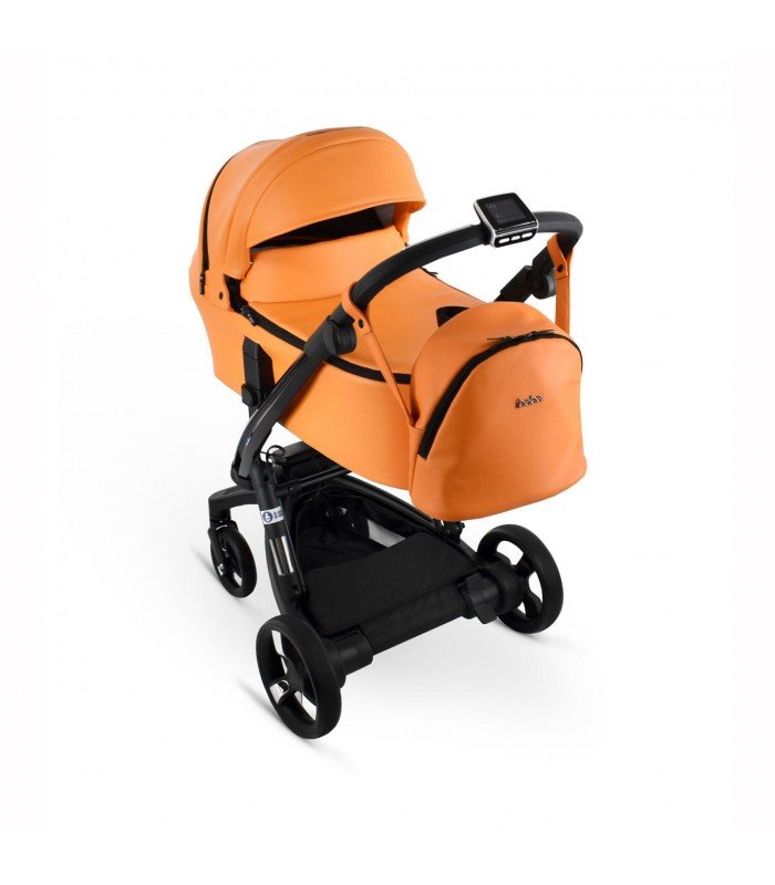 Ibebe ISTOP&DRIVE Orange Eco Leather Travel System 2in1 / 3in1 / 4in1