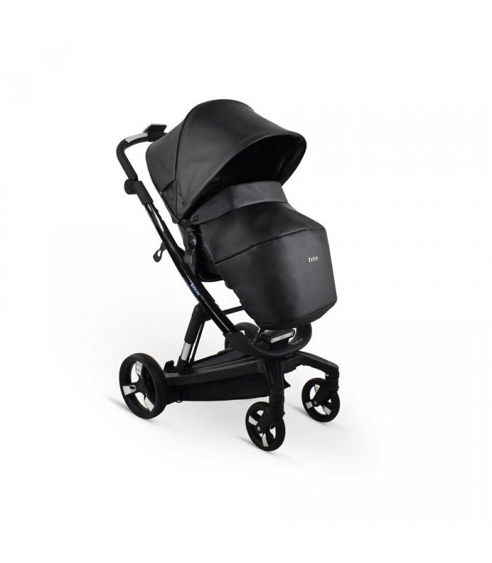 Ibebe ISTOP&DRIVE Black Eco Leather Travel System 2in1 / 3in1 / 4in1