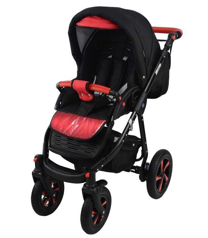 Nexxo Black (Red) Travel System