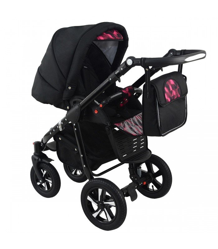 Nexxo Black (Purple) Travel System