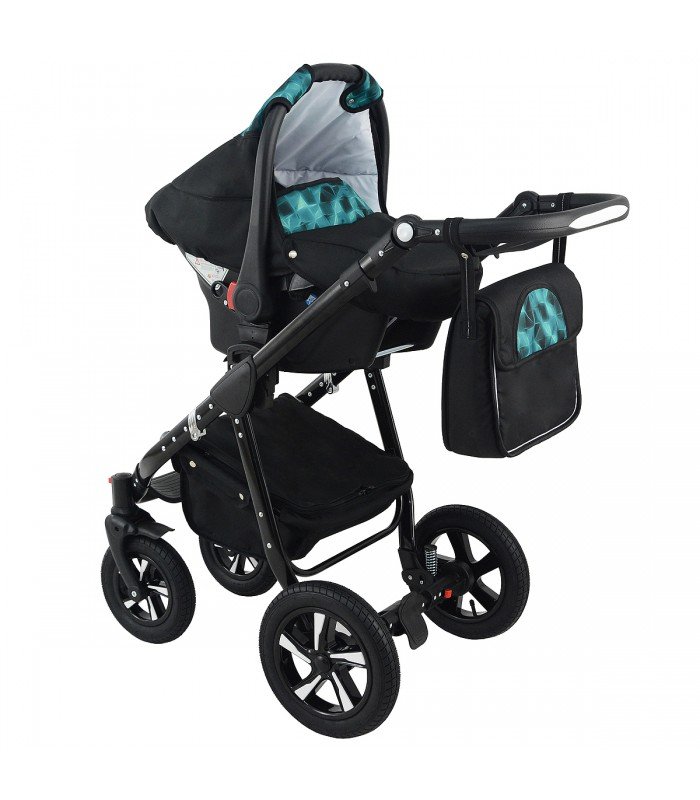 Nexxo Black (Mint) Travel System