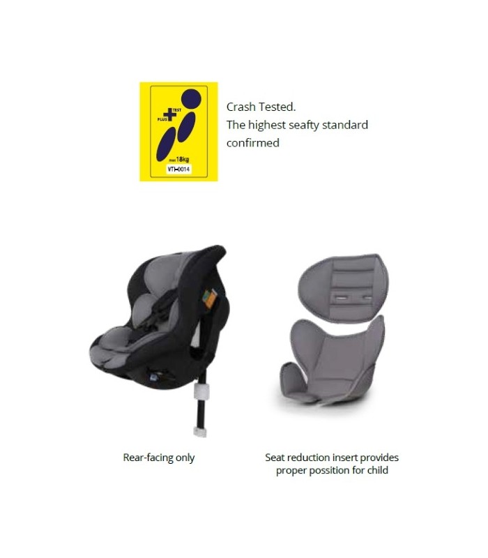 BabySafe Akita Blue Car Seat (0-4 years, 0-18 kg)