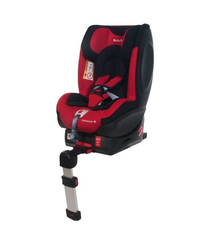 BabySafe Schnauzer Red Car Seat with ISOFIX Base (0-4 years, 0-18 kg)