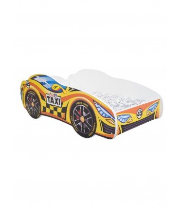 Racing Car Bed Toddler TAXI + mattress + pillow