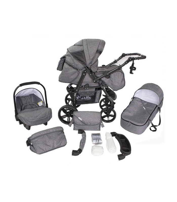 Twist 72 Grey Fabric Travel System 2in1 / 3in1