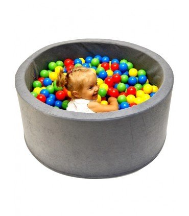 Children's Ball Pool FUN Grey-Hexagons