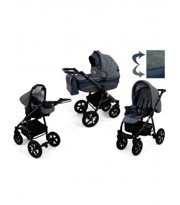 Nexxo N2 Schwarzer Rahmen Reisesysteme 2in1 / 3in1 / 4in1