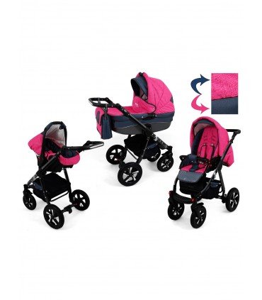 Nexxo N3 Black Frame Travel System 2in1 / 3in1 / 4in1
