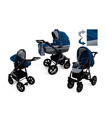 Nexxo N7 Schwarzer Rahmen Reisesysteme 2in1 / 3in1 / 4in1