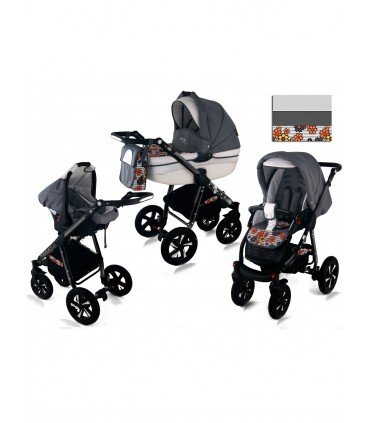 Nexxo N15 Cadre Noir Systéme de Voyage 2en1 / 3en1 / 4en1