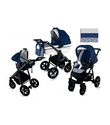 Nexxo N17 Cadre Noir Systéme de Voyage 2en1 / 3en1 / 4en1