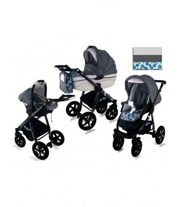 Nexxo N18 Cadre Noir Systéme de Voyage 2en1 / 3en1 / 4en1